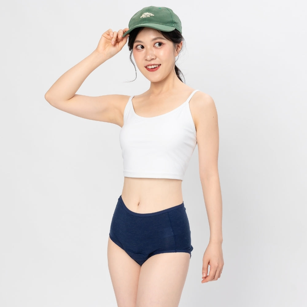 High-Waisted Rayon Leak-proof Briefs - Overnight, Maxi, Heavy Flow