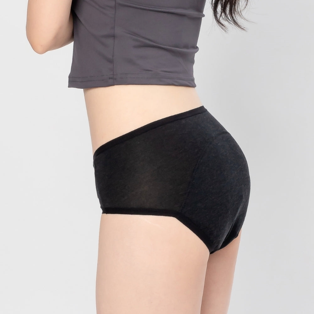 Mid-Waisted Rayon Leak-proof Briefs - Overnight, Heavy Flow