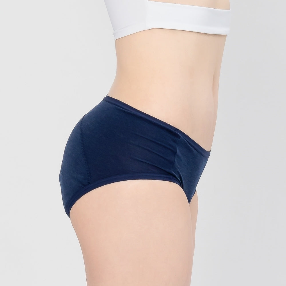 Mid-Waisted Rayon Leak-proof Briefs - Overnight, Heavy Flow