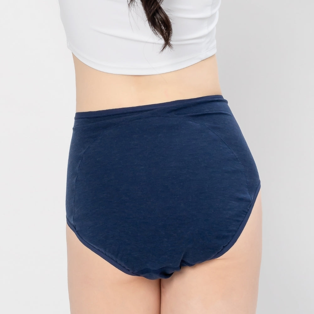 High-Waisted Rayon Leak-proof Briefs - Overnight, Maxi, Heavy Flow