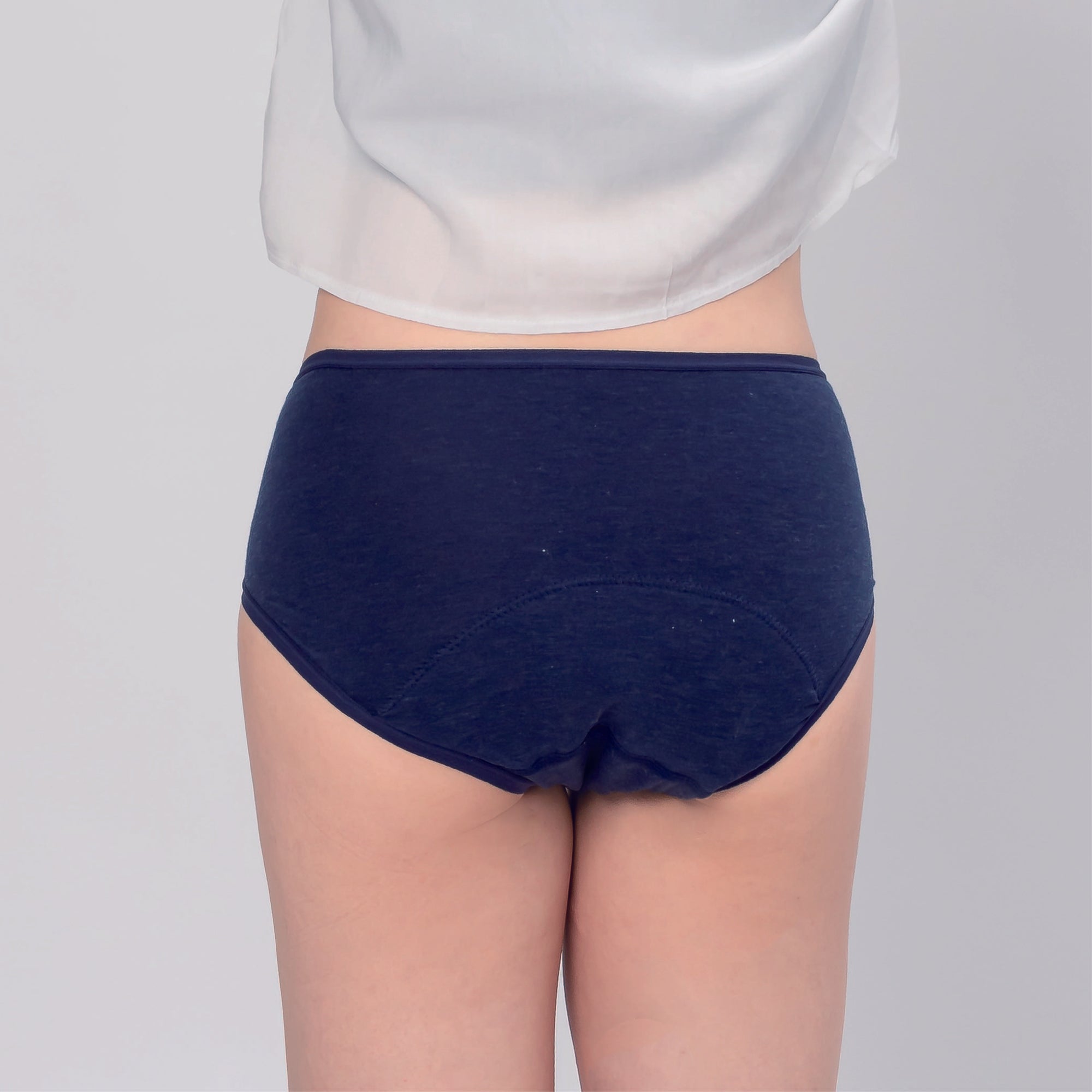 Mid-Waisted Rayon Leak-proof Briefs - Daytime, Heavy Flow