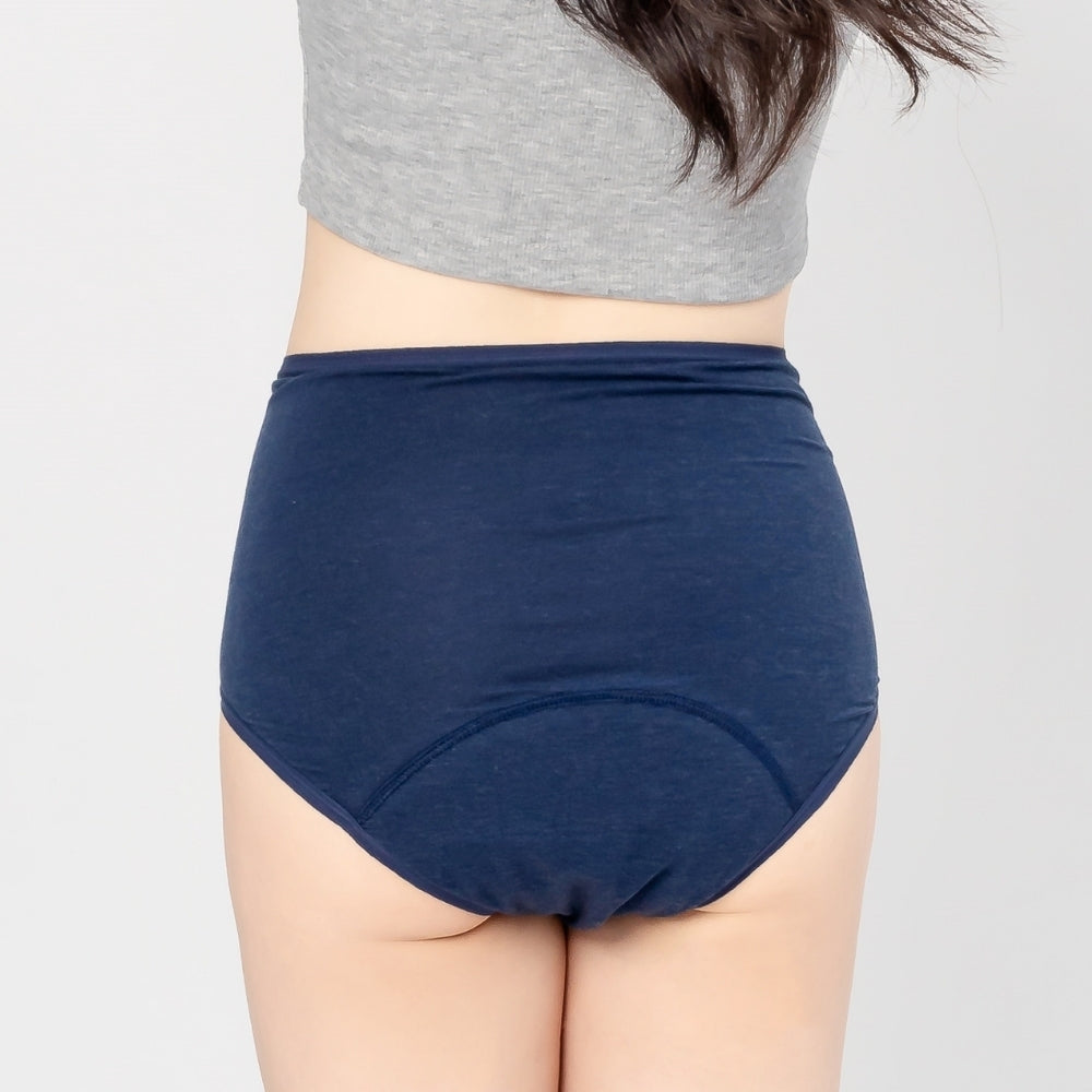 High-Waisted Rayon Leak-proof Briefs - Daytime, Heavy Flow