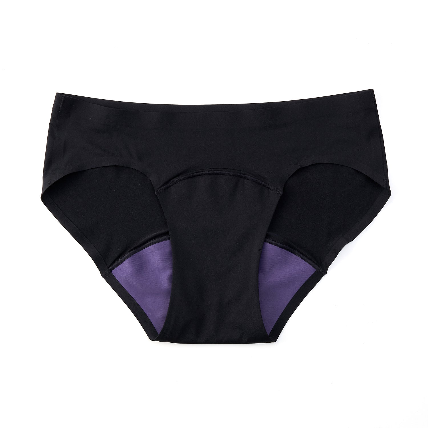 Mid-Waisted Seamless Leak-proof Briefs - Daytime, Moderate Flow