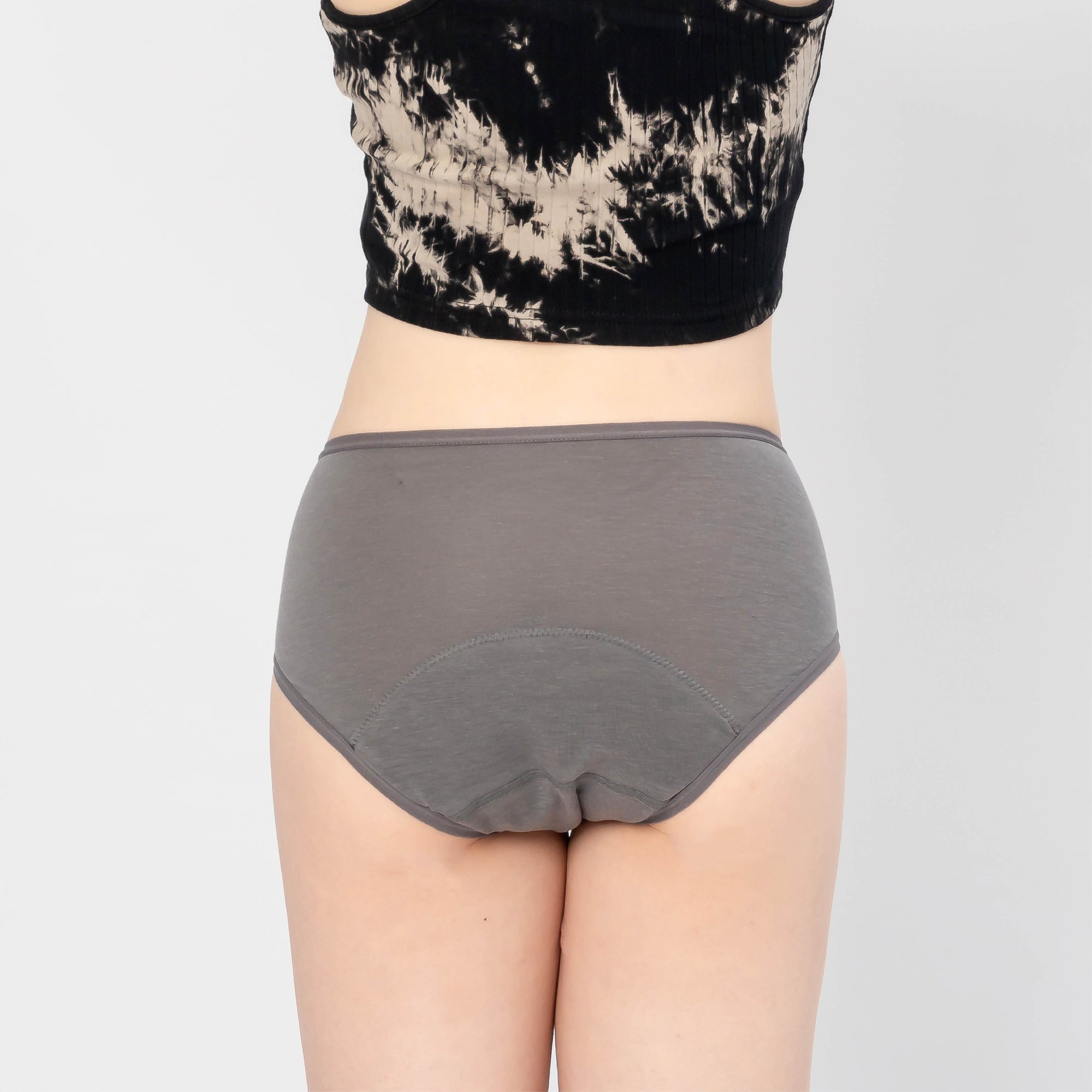 Mid-Waisted Rayon Leakproof Briefs - Daytime, Moderate Flow