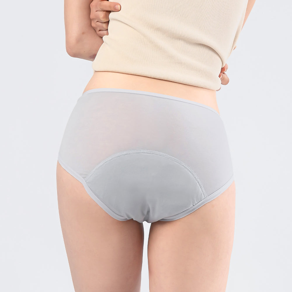 Mid-Waisted Rayon Leak-proof Briefs - Daytime, Heavy Flow