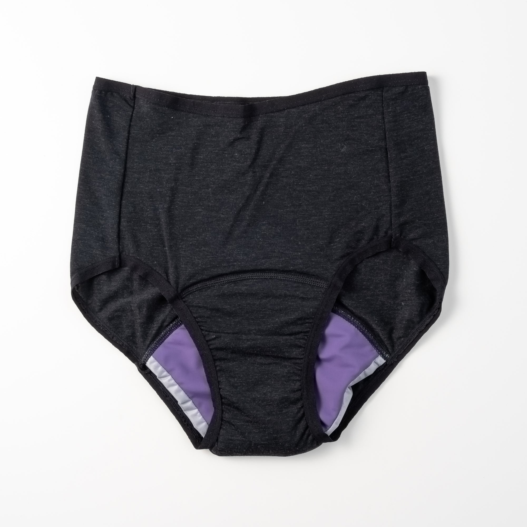 High-Waisted Rayon Leak-proof Briefs - Daytime, Moderate Flow