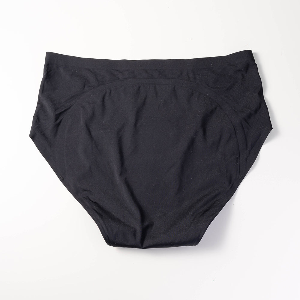 High-Waisted Seamless Leakproof Briefs - Overnight, Moderate Flow