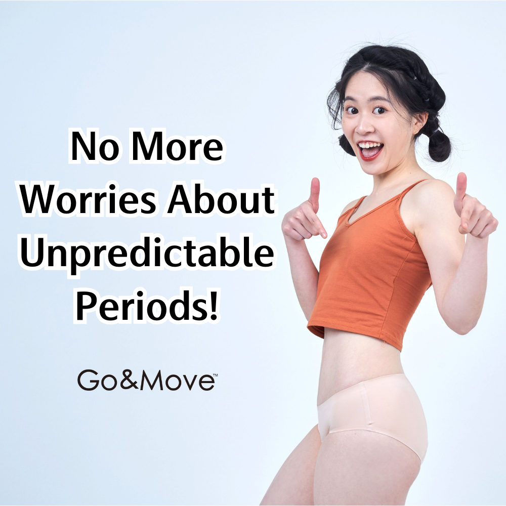 Mid-Waisted Seamless Leak-proof Briefs - Daytime, Moderate Flow