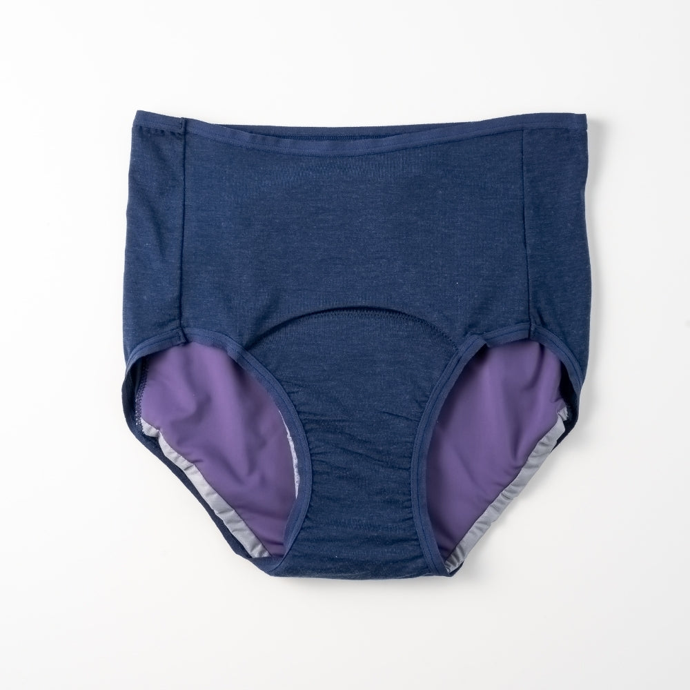 High-Waisted Rayon Leak-proof Briefs - Overnight, Maxi, Heavy Flow